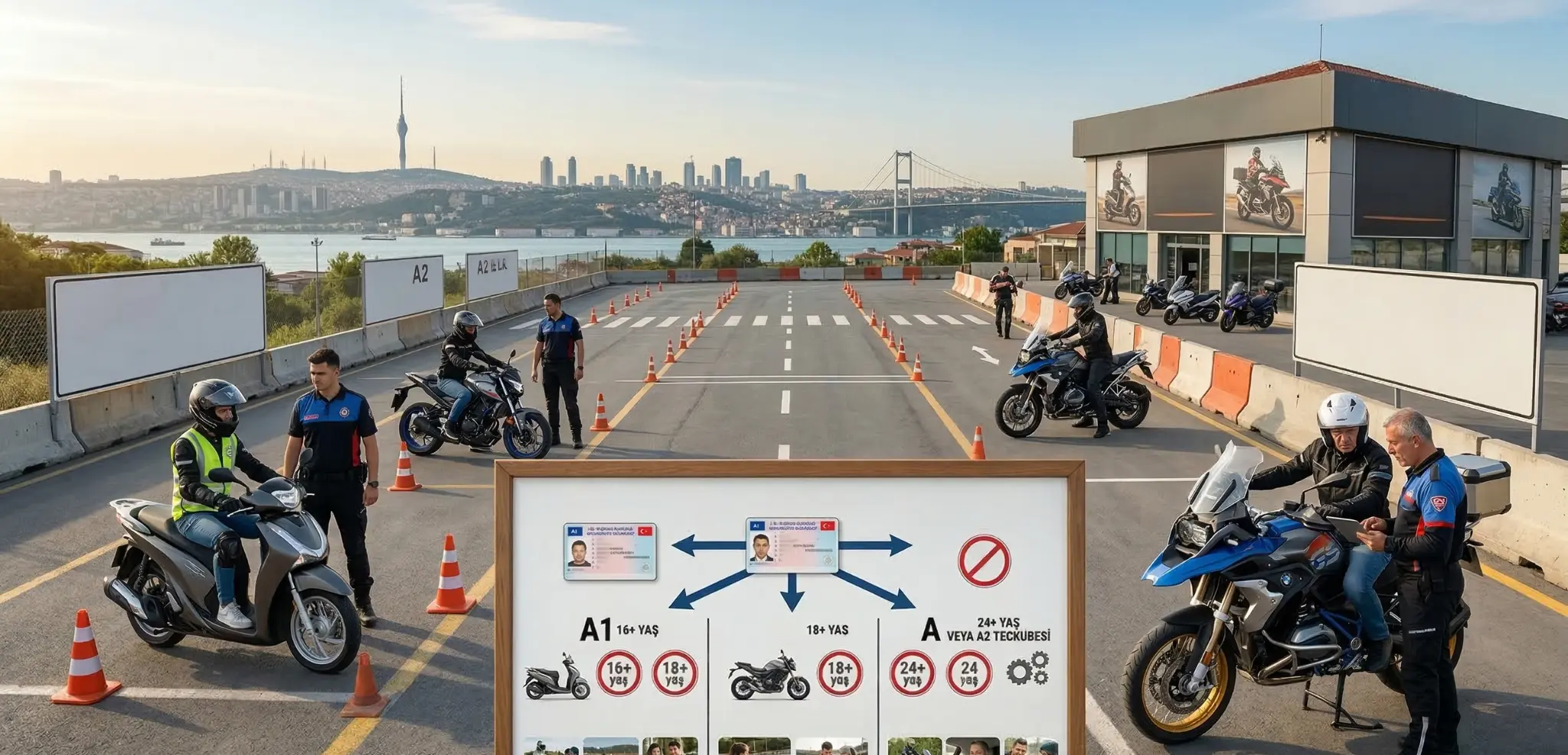 Duyurular5 dakika okumaB Ehliyetten A, A1 ve A2 Ehliyete Geçiş Nasıl Yapılır? (2026)Detayları İncele
